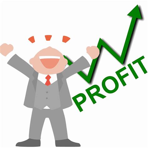 Happy Business Man Profit Vector Clipart Image Free Stock Photo