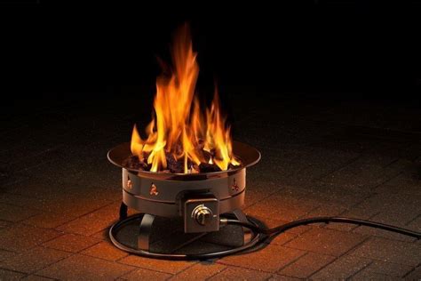 Portable Fire Pit Outdoor Camping Bowl Propane Campfire Relax Warm Heat