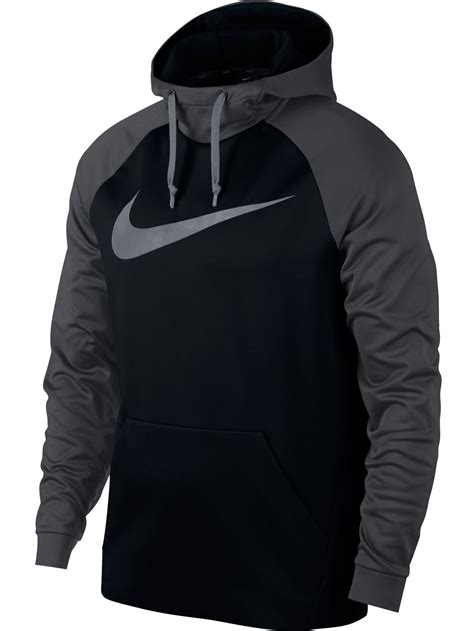 Nike Nike 905659 010 Mens Therma Club Logo Pull Over Hooded