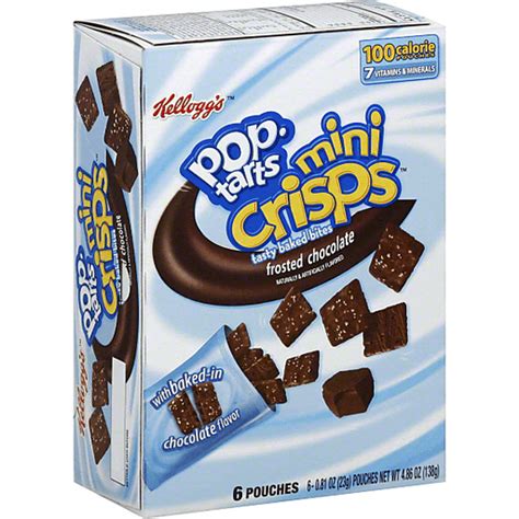 kellogg s® pop tarts® mini crisps™ frosted chocolate tasty baked bites 6 0 81 oz pouches
