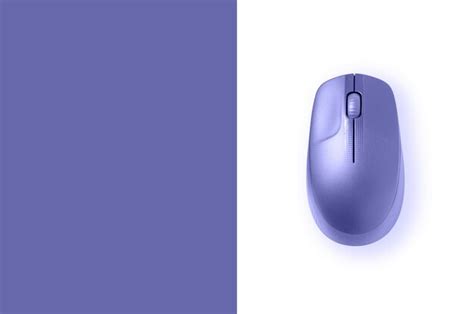 Premium Photo The Computer Mouse Are Purple The Trending Color Of