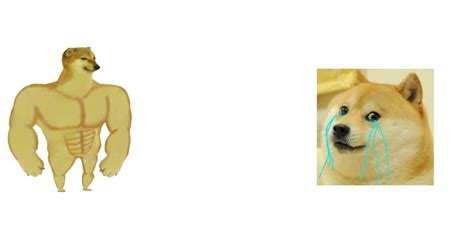 Buff Cheems Vs Crying Doge Latest Memes Imgflip