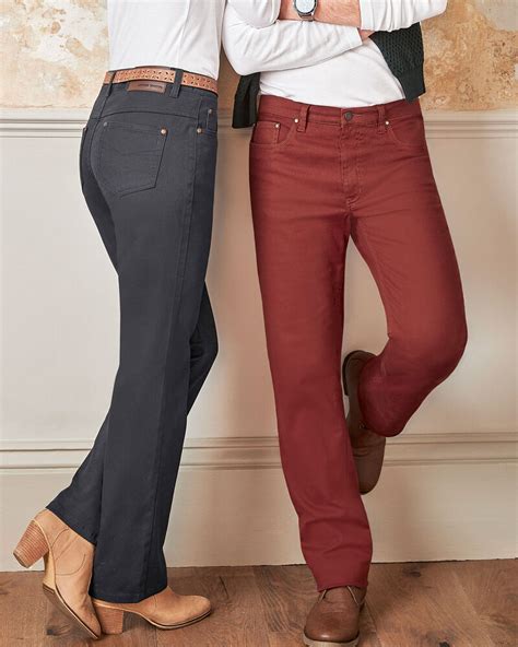 Womens Coloured Stretch Jeans At Cotton Traders