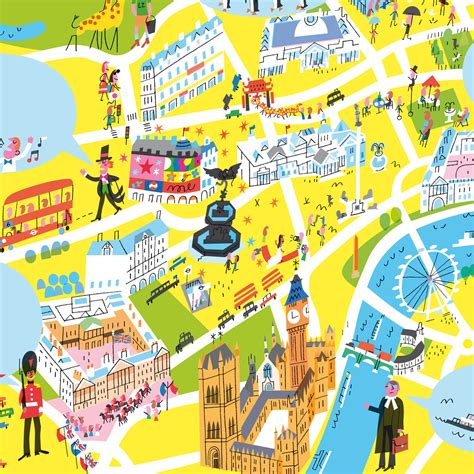 The Aoi Peter Allen Illustrated Map Travel Infographic Map Poster