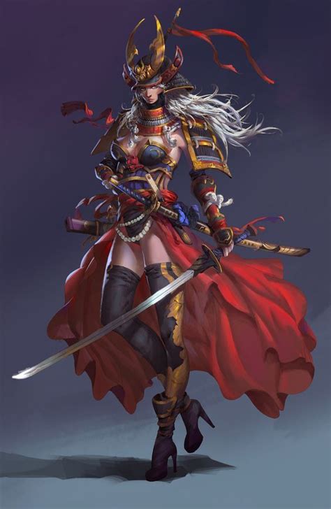 Female Samurai Female Samurai Art Fantasy Art Women Female Samurai