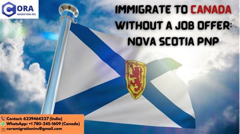 Immigrate To Canada Without A Job Offer Nova Scotia Pnp Canadian