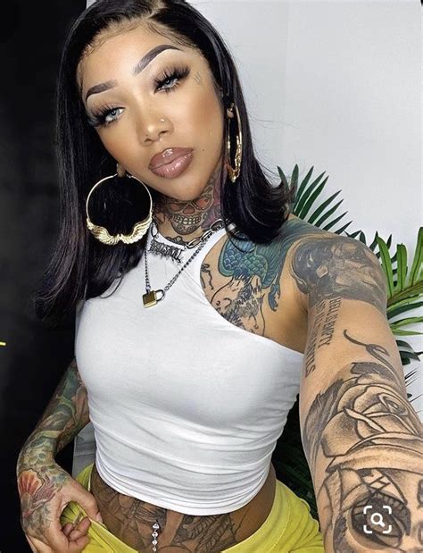 𝔗𝔥𝔢 𝔰𝔦𝔠𝔨 𝔩𝔬𝔳𝔢 Charxters Black Girls With Tattoos Tattoed Women Girl Tattoos