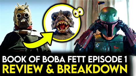 Book Of Boba Fett Episode 1 Breakdown Things You Missed Ending