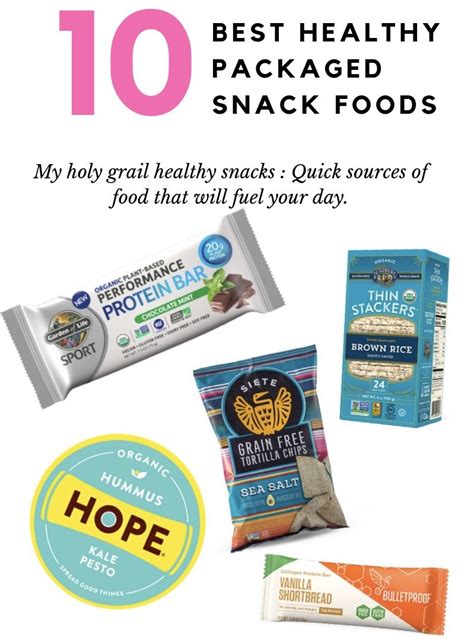 10 Best Healthy Packaged Snack Foods Healthy Packaged Snacks Snack