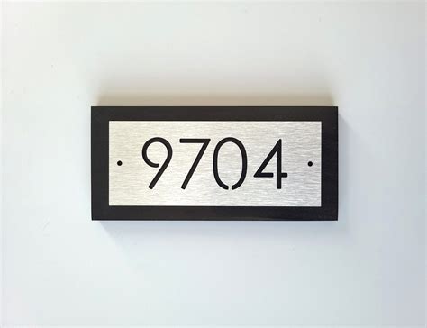 Hotel Room Numbers Modern Apartment Numbers Door Number Plaque