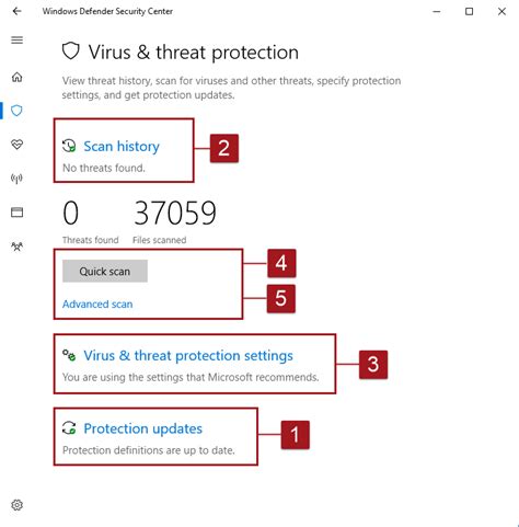 Microsoft Defender Antivirus In The Windows Security App Windows