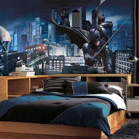 20 Of The Most Awesome Superhero Themed Bedrooms Batman Bedroom Decor