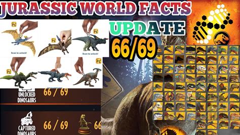 Jurassic World Dominion Facts App Scan Codes All 69 Codes Update Ichthyovenator Genyodectes