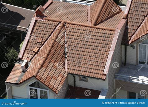 Of Red Roof Texture Stock Photo Image Of Brown Modern 182967574