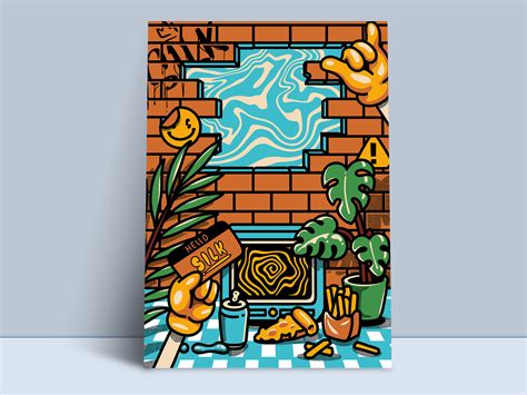 Illustration Of Wall By Panji Putra On Dribbble