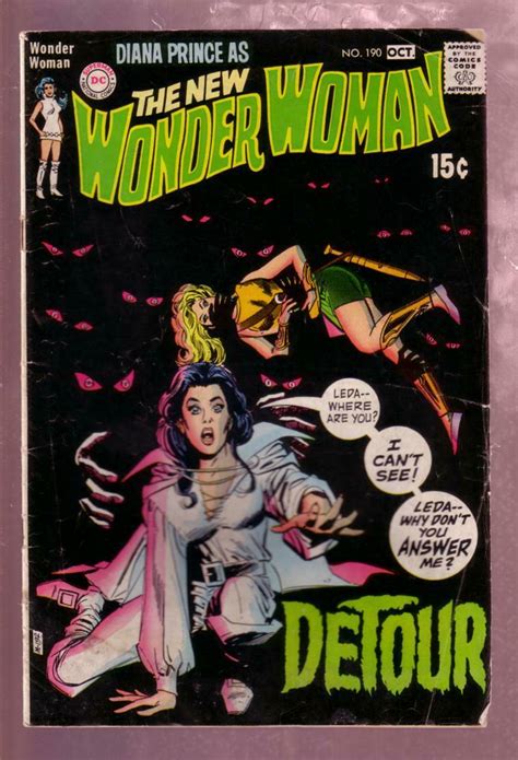 Wonder Woman 190 1970 Diana Prince New Wonder Woman G Comic Books