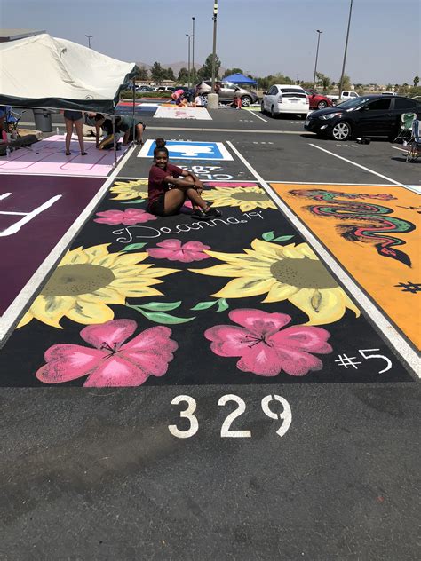 Senior parking spot | Parking spot painting, Parking spot, Painting