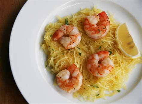 Shrimp And Spaghetti Squash Recipe Popsugar Fitness