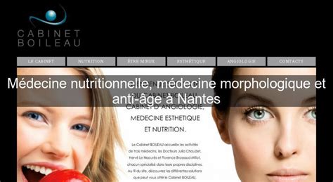 Médecine Nutritionnelle Médecine Morphologique Et Anti âge à Nantes