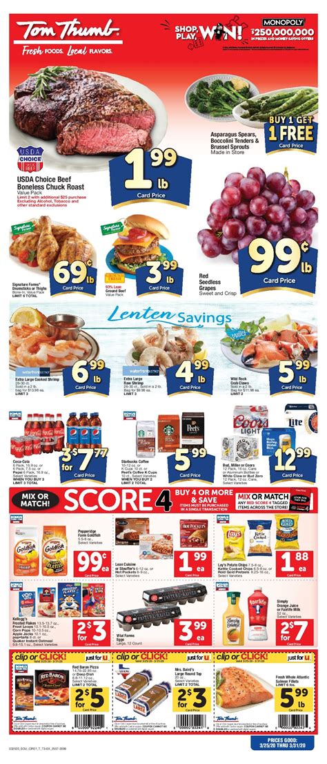 We did not find results for: Tom Thumb Weekly Ad 03/25/20 - 03/31/20 Sneak Peek Preview ...