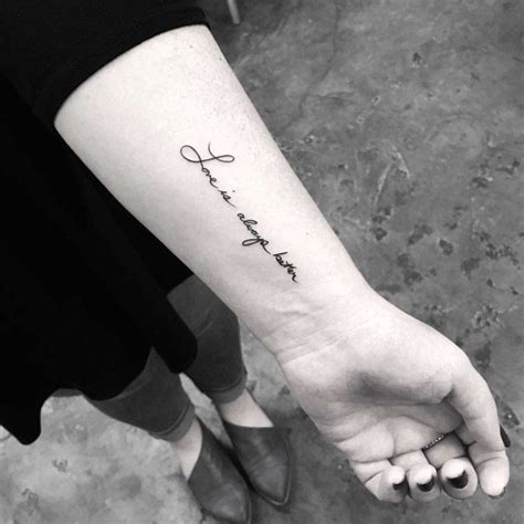 Love Quote Tattoos Best Tattoo Ideas Gallery