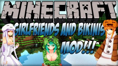 Minecraft Mod Sexy Girlfriends Bikinis And Killer Shoes Youtube