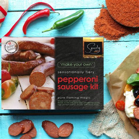 Make Your Own Hot Pepperoni Sausage Kit By Designa Sausage And Spicely