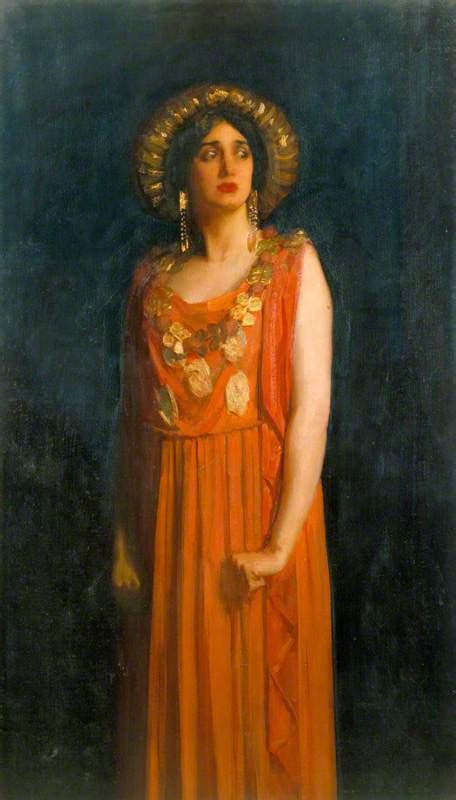 Lillah Mccarthy 18751960 As Jocasta In Oedipus Rex By Sophocles
