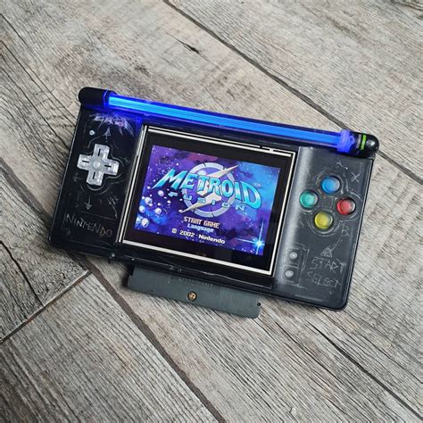 Nintendo Game Boy Advance Neon Macro Ds Gba Gameboy Micro Etsy