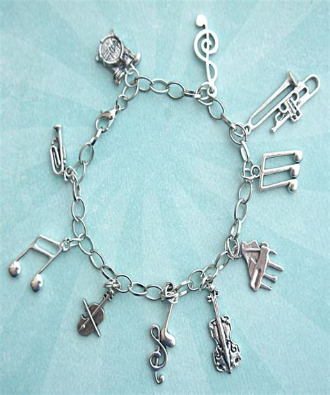 Music Lover Charm Bracelet From Jillicious Charmbraceletsforwomen