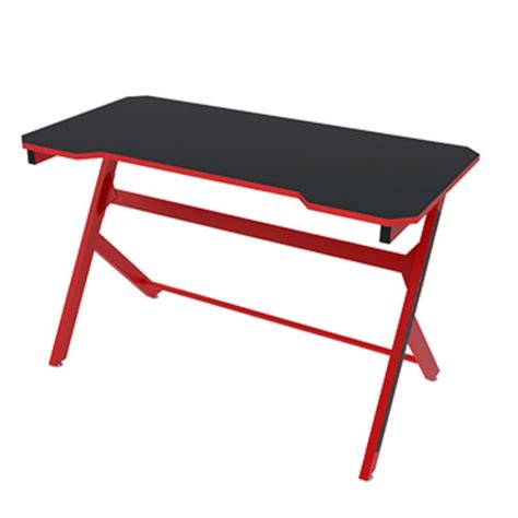 Xtech Red Wizard Gaming Computer Desk Red And Black Level Up Desks