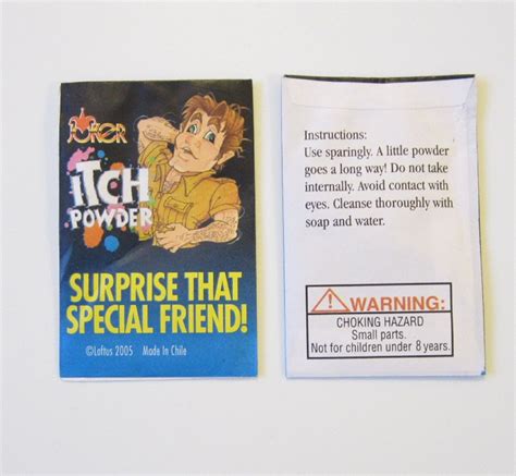 10 New Packs Of Itch Powder Itching Powder Prank Classic Novelty