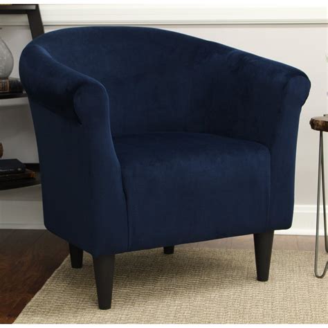 Upgrade your living room style with our modern accent and armchairs. Mainstays Microfiber Bucket Accent Chair, Navy Blue ...