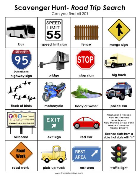 This printable scavenger hunt is so easy to get. Scavenger Hunt for Kids: Road Trip Search | Road trip ...
