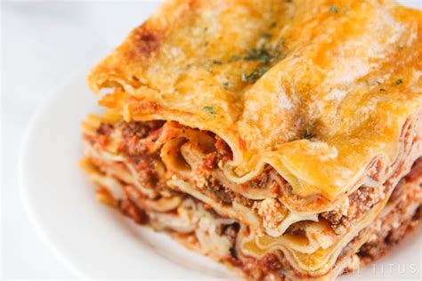 Ground Beef And Italian Sausage Lasagna Sarah Titus