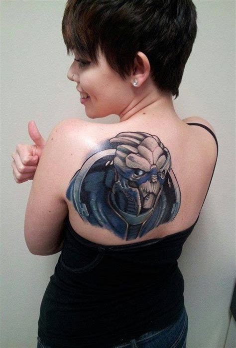 Im Garrus Vakarian And This Is My Favorite Tattoo On The Citadel
