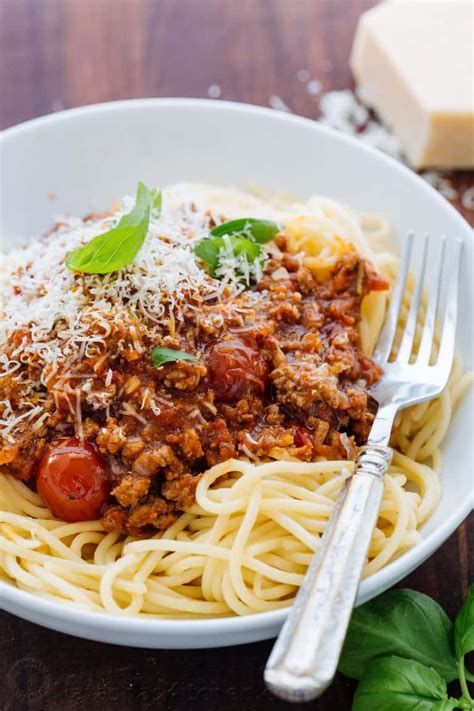 Spaghetti Meat Sauce Recipe Natashaskitchen