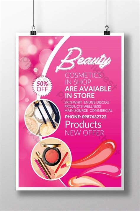Beauty Cosmetics Psd Flyer Template Psd Free Download Pikbest
