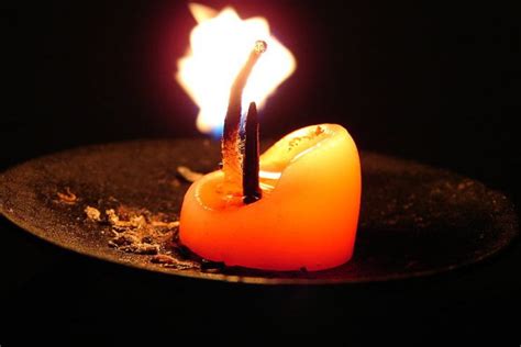 why does a candle only produce smoke when it s extinguished science abc