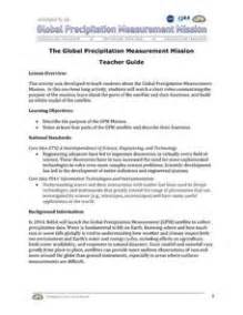G5 m2 exit ticket solutions by lesson. The Global Precipitation Measurement Mission (GPM) Lesson ...