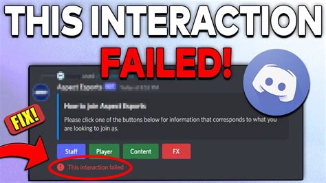 How To Fix Discord This Interaction Failed 2023 Easy Fix Youtube
