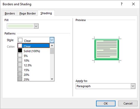 How To Use Paragraph Borders And Shading Microsoft Word 365
