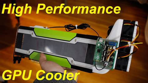 High Performance Gpu Cooler For The Nvidia Tesla K80 Youtube