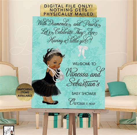 Welcome Baby Shower Printable Poster Signs Customizable Text Digital