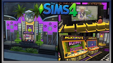 Sims 4 Lot Showcase Andre Dasilvas Arcade By Drutrubuilder Youtube