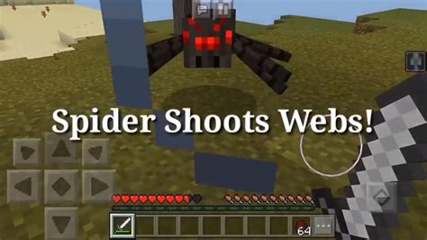 Shooting Spiders Addon Minecraft Pe Addons Minecraft Pe Mods