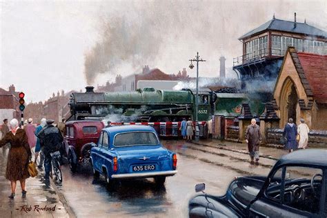 Railway Paintings By Rob Rowland Gra Steam Trains Photography Train