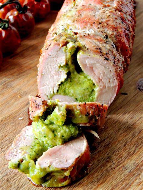 Get 10 of our favorite side dishes for pork tenderloin, from roasted potatoes to brussels sprouts and squash casseroles. Broccoli Pesto and Cheese Stuffed Grilled Pork Tenderloin | Bobbi's Kozy Kitchen