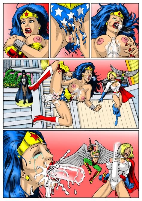 Post 761816 Comic Dc Hawkgirl High Heeledjill Powergirl Wonderwoman