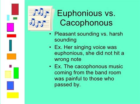 The raven is an example of euphony cacophony